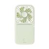 Francfranc FLEE Smart Handy Shiny Light Portable Fan with Airflow Mobile USB Compatible [2026 Model] Fan, Green, 5-Speed Adjustment, Foldable,