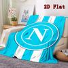 Napoli 2D Flat Pattern Flannel Blanket High Quality All Seasons Warmth and Comfort Perfect for Christmas Gifts.