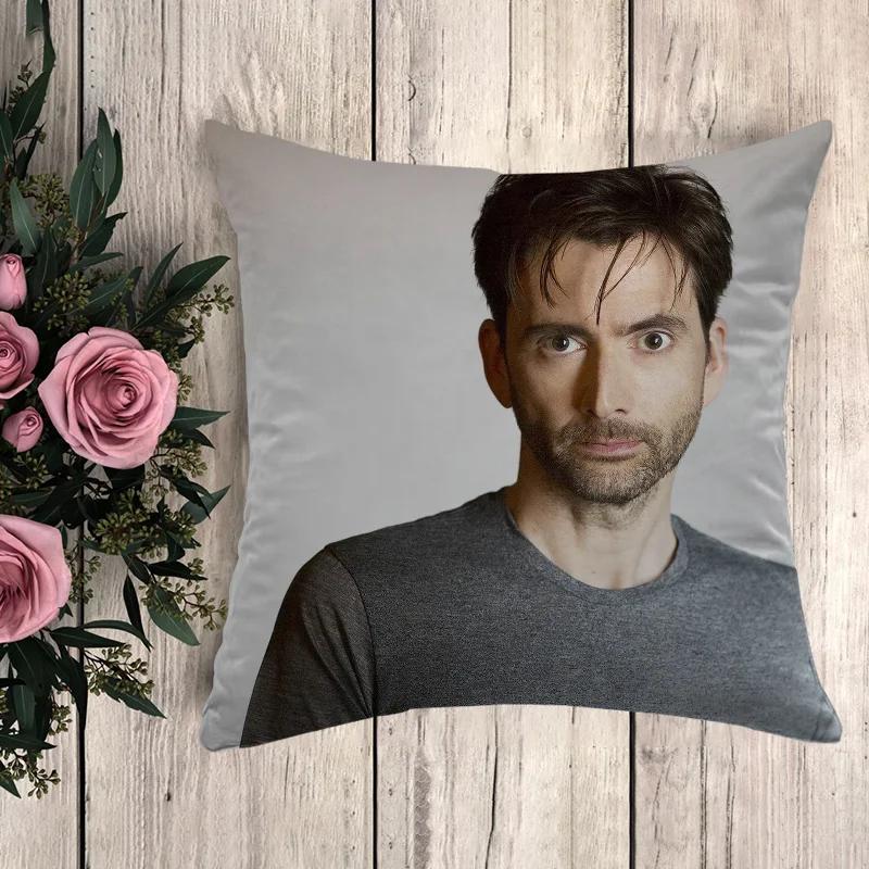 Kissen David Tennant Dekorative Kissenbezüge für Kissen 45x45 Kissenbezüge Sofakissen Kissenbezug Deko 40x40 Autodekoration
