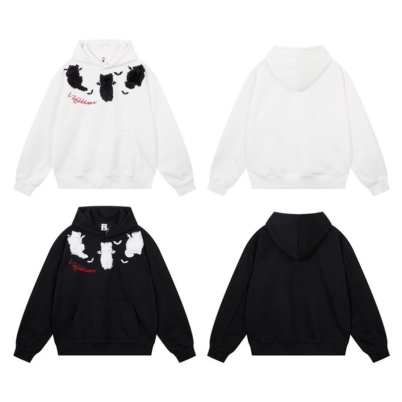 Unisex Casual Hoodie Long Sleeve Loose Sweatshirt Men Women Daily Wear Pullover Hooded Top