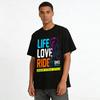 Urban Street Style BMX Ride Life Freestyle Graphic Casual Top Pure cotton T-shirt