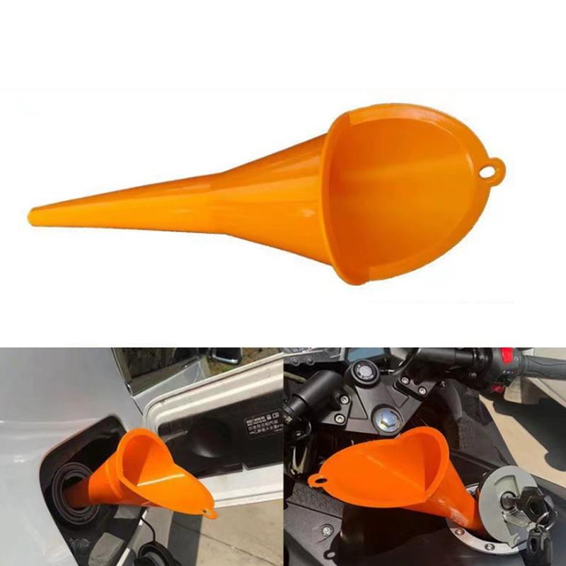 Universal Car Refueling With Filter Pipe Handle Set Long Mouth Oil Funnels Anti-Splash Plastic Engine Funnel Motorcycle Car