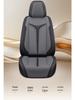 Full Leather Backrest Seat Cushion for Cars - Customizable, Full Surround, and Separate Type
