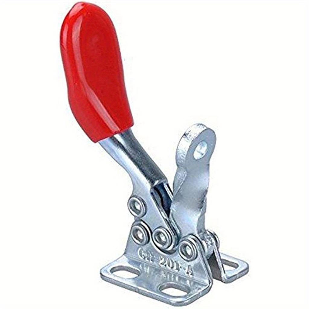 201A Horizontal Toggle Clamp Quick-release Toggle Clamps Set 27kg/60lbs Holding Capacity Anti-slip Hold Down Hand Clip Tool