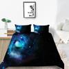 Home Textiles Kids Bedding Set 3D Star Sky Printing Bedclothes Bedroom Decor Microfiber Soft Quilt Cover  Breathable
