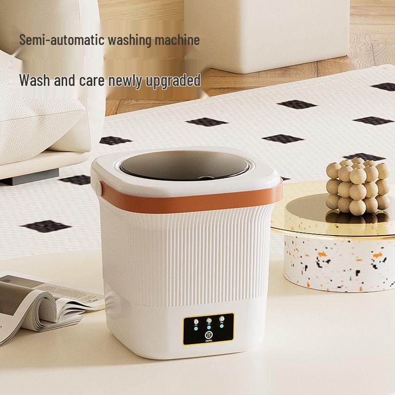 Compact Large-Capacity Mini Washing Machine for Dorms and Household Underwear Laundry