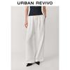 UR 2025 Summer Women's Draped Wide-Leg Pants