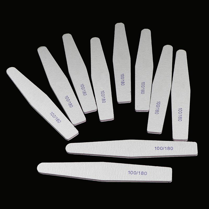 10Pcs/Set Diamond Nail File Nail Polisher Nail Remover Polishing Strip Nail File