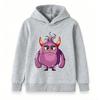 Kids Boys Girls Crew Neck Short Sleeve 100% Cotton T-Shirt, Cute Single Eye Superhero Bat Themed Cartoon Printed Casual Summer Tops for Little Childre