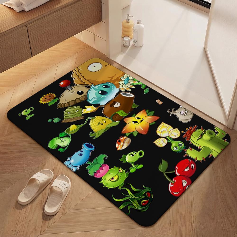 Plants Vs Zombies Carpet Living Room And Bedroom Mats Floor Mats Doormat Office Chair Cushion Room