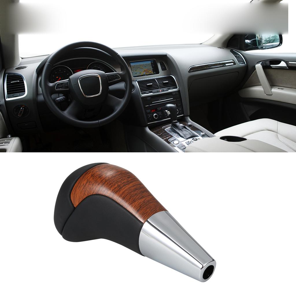 Automatic Shift Knob, Striped Wood Grain Car Gear Shift Knot Replacement for Camry     200 2016 2017 2018 2019 2020
