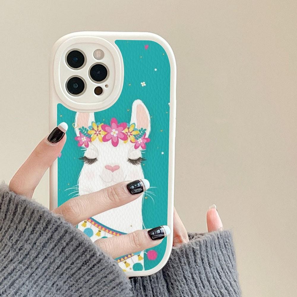 Lama Llama Alpacas Phone Case Hard Leather For IPhone 14 13 12 Mini 11 14 Pro Max Xs X Xr 7 8 Plus Fundas