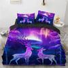 3D Wolf Fox Elk Wild Animals Bedding Set 3D Printed Suitable For Bedroom Duvet Cover Set With Pillowcases Kids Home Textile