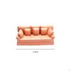 1/64 Mini Ornaments Furniture Miniature Resin Sofa Model Realistic Shape Accessories for Playhouses,