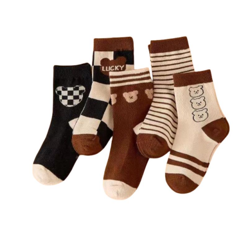 Children's Cartoon Mid-Calf Socks - Autumn/Winter Collection for Boys & Girls