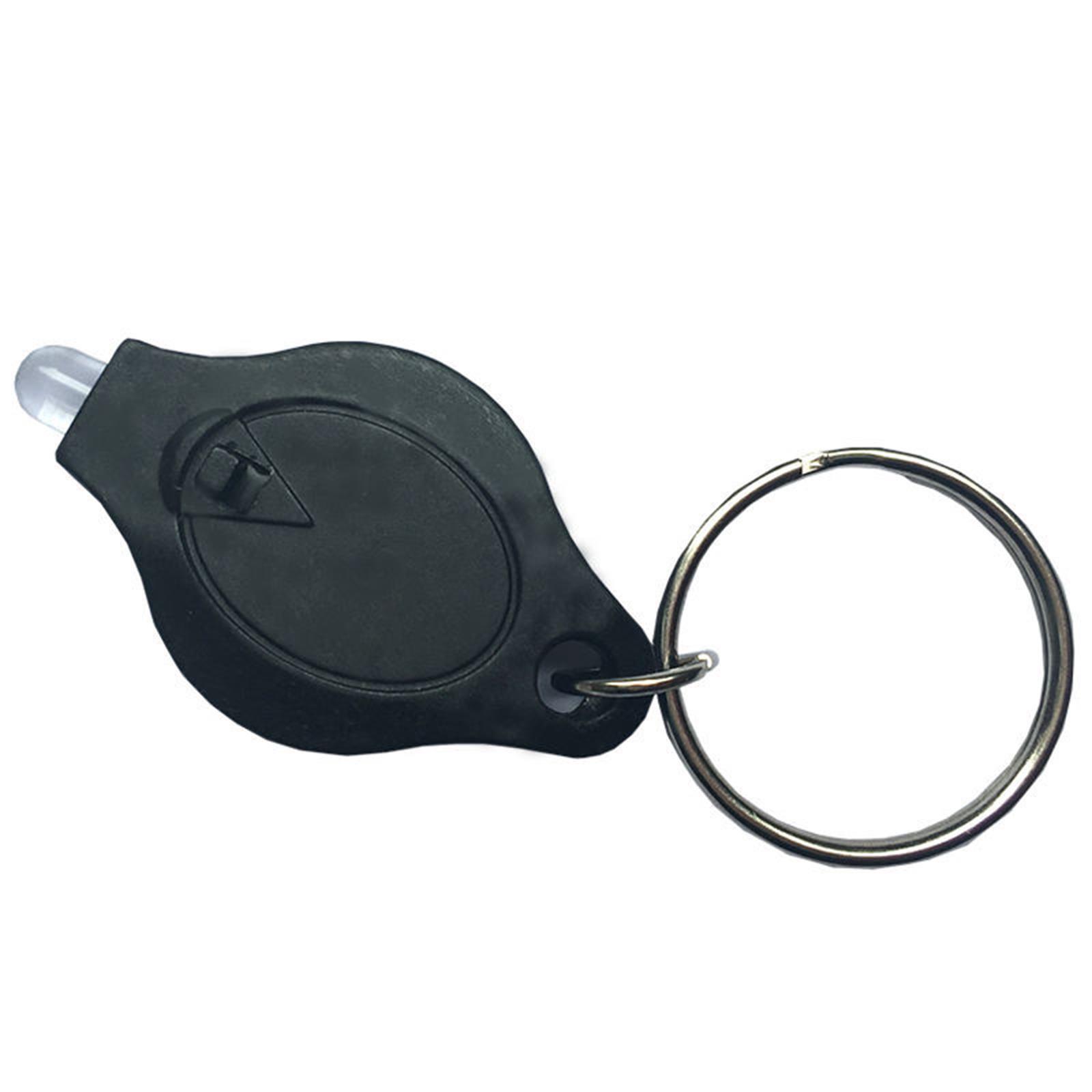 

Светодиодный брелок-фонарик, небольшой брелок для ключей, портативный светодиодный брелок для ключей для активного отдыха, аварийное освещение One Size чёрный