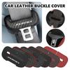 Car Seat Belt Buckle Plug Leather Protective Cover For Dodge SRT Charger Challenger RAM 1500 Journey Caravan
