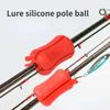 2pcs Fishing Rod Stopper Silicone Tackle Fishing Rod Fixed Ball Pods Protection Anti-Collision Rod Retractor Holder Accessories