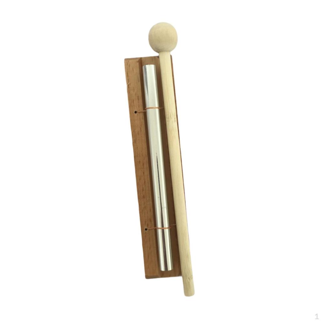Hand Chime Bell Wind with Mallet Multipurpose Portable Music Instrument Meditation for