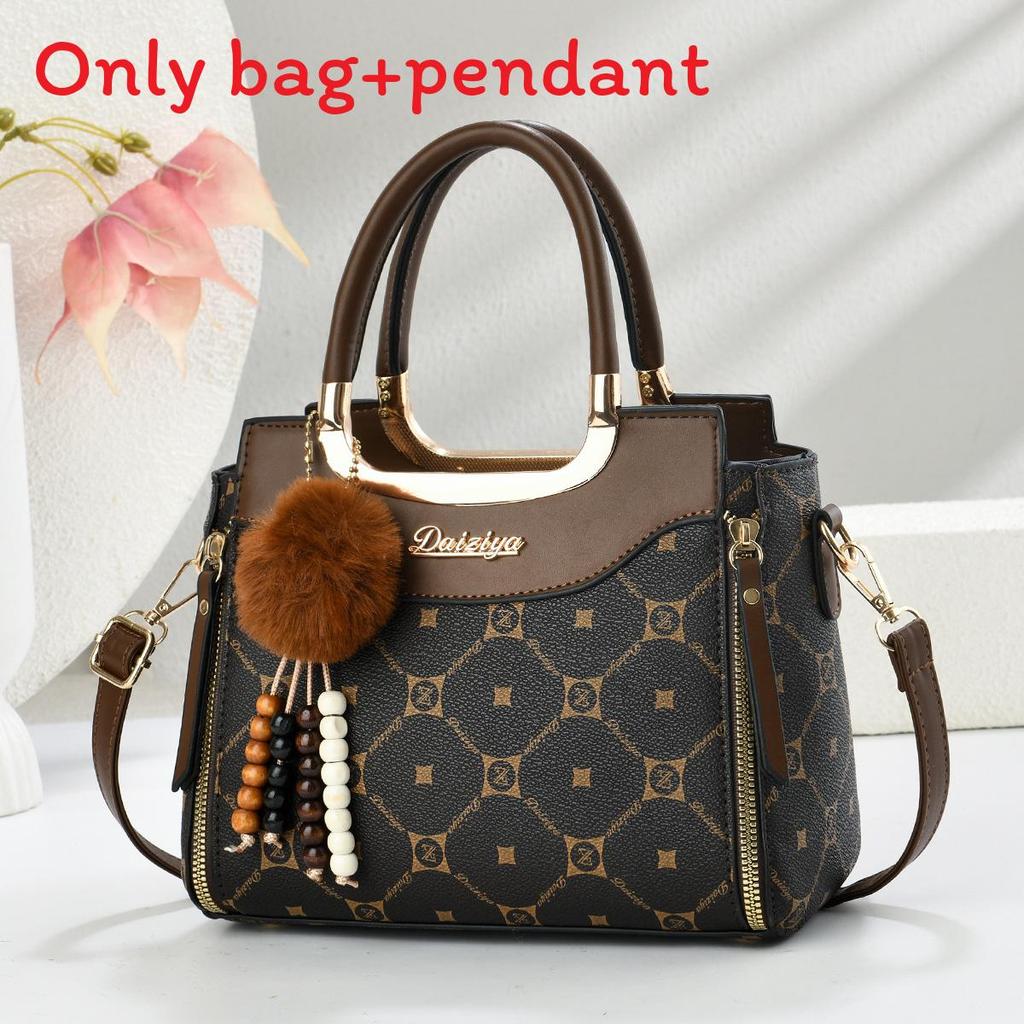 Fashion Pu Bucket Bag With Printed Pattern And Zipper Closure For Daily Use Women