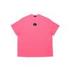 WE11DONE T-Shirts Unisex Pink Crew Neck Moderate Straight Fit WD-TP5-19-910-PK