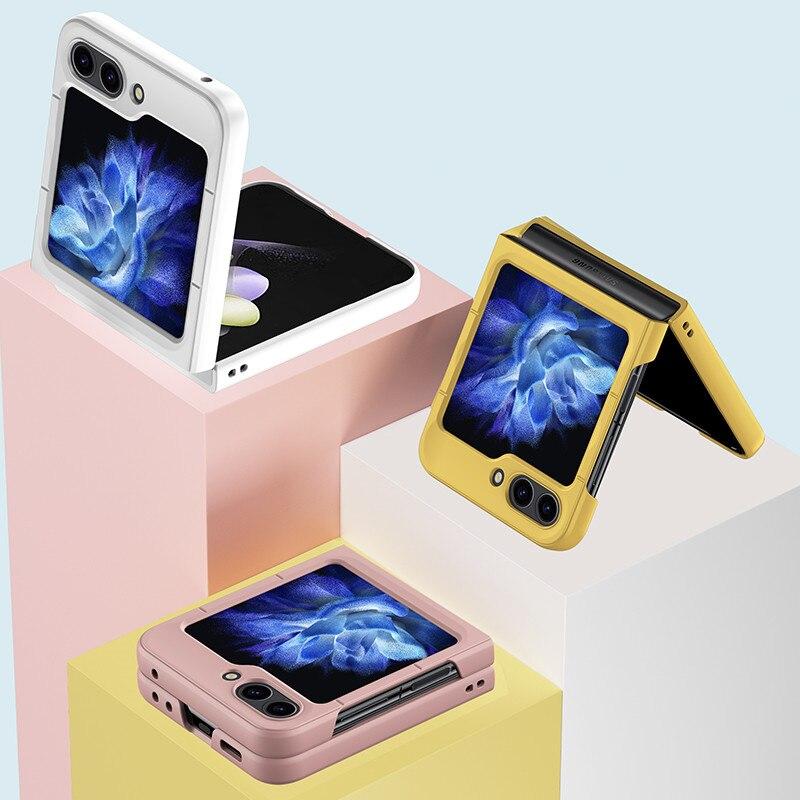

Противоударный простой чехол для Samsung Galaxy Z Flip 5 5G Flip4 Flip5 Flip 4 3 Flip3 Zflip4 Zflip5, модные защитные чехлы с защитой от падения
