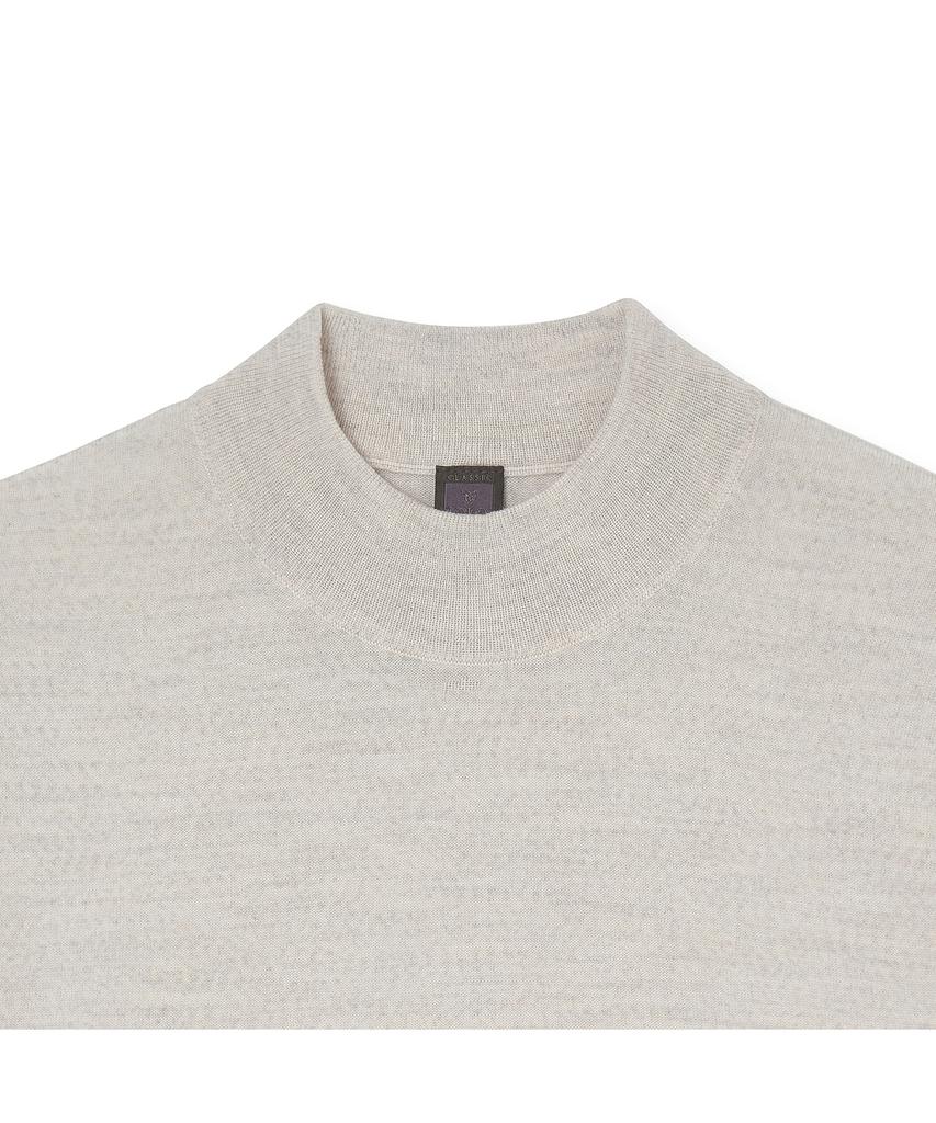 IOLO Royal Semi Mock Neck_Light Gray