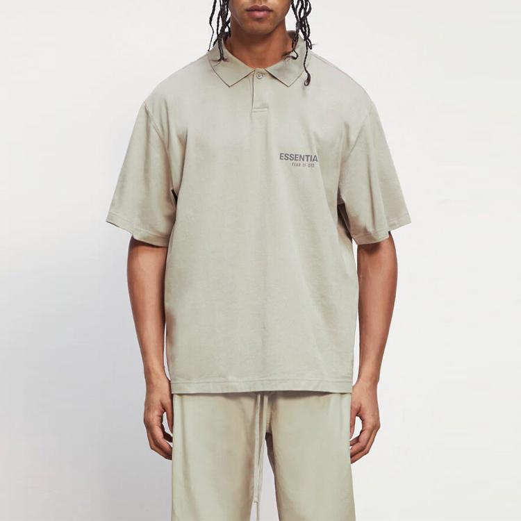 Fear of God Essentials Fall/Winter 2020 Polo Shirt Unisex Tops Moss FOG-FW20-297