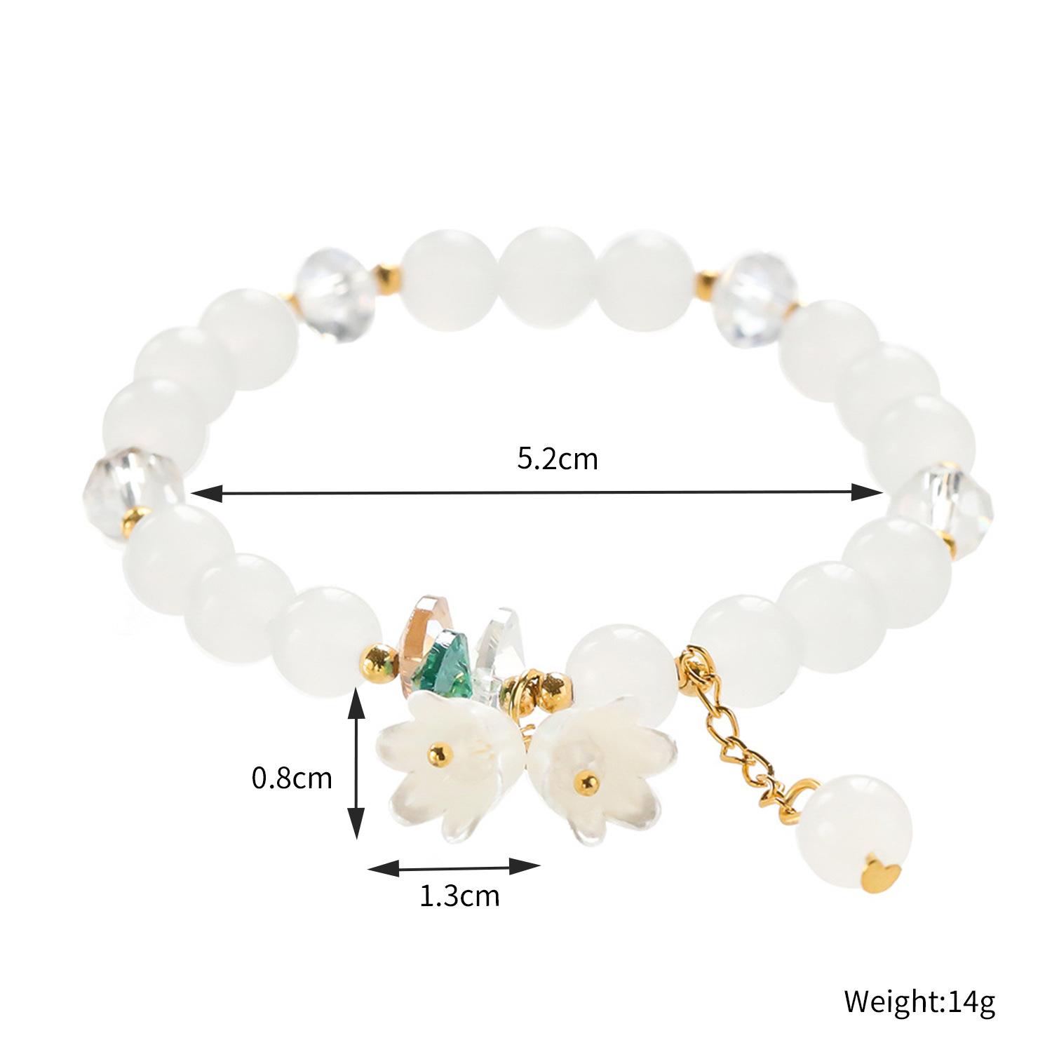 

Браслет Valley Flower для женщин, разноцветные хрустальные бусины, украшения для вечеринок и свадеб, подарки