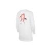 Nike Kids Pure Cotton Casual Breathable Long Sleeve T-Shirt Kids Tops White DO1838-100