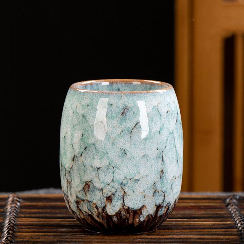 

4pcs 175ML Ceramic Kung Fu Teacup Gradient Coffee Mug Portable Kiln Change China Teacup Restaurant