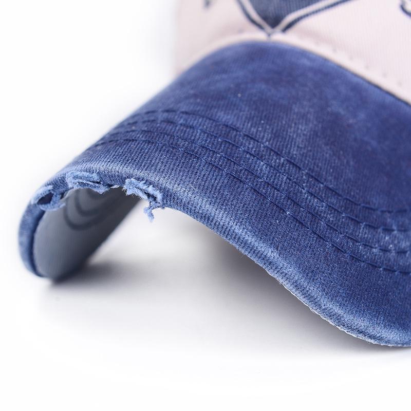 Unisexová letní baseballová čepice v korejském stylu - Barevný blok a ochrana proti slunci