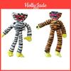 Muñeco de peluche Huggy Wuggy Poppy Playtime con estampado de tigre, periférico de juego de terror para niños