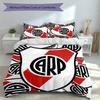 3pcs Club Atlético River Plate Duvet Cover Set, Includes 1 Duvet Cover and 2 Pillowcases,Skin-Friendly&Comfortable Fabric,Suitable Bedding Sets