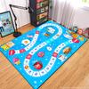 Children’s Snakes and Ladders Game Playmat Rug Carpet for Bedroom Living Playroom Fun Learning Floor Kids anti slip Mat Door