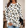 Autumn and Winter Women's Long-sleeved O-neck T-shirt