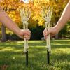 Halloween Themed Decorations Decoration, Plastic Skeleton Hand Yard Stake, Realistic Bone Prop for Outdoor Home Decoration Garden Decor, Spooky Party