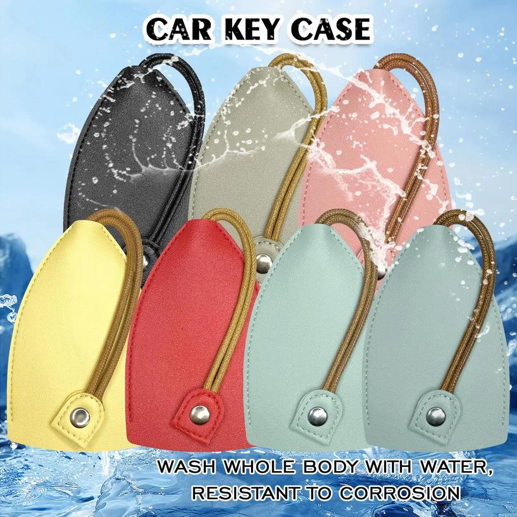 Key Bag Cute Pull-out Car Key Box Pocket Key Bag Creative Large Capacity Keychain Key With PU Leather Key Bag