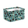Halloween Printed Storage Basket, Large Capacity with Handles for Clothes and Pants