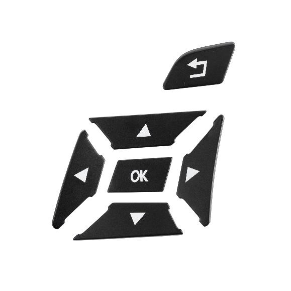 Schwarz Für Mercedes Benz W176 W246 W204 W212 C117 W117 X156 W218 X204 R172 W166 X166 Auto Lenkrad Taste patch Trim