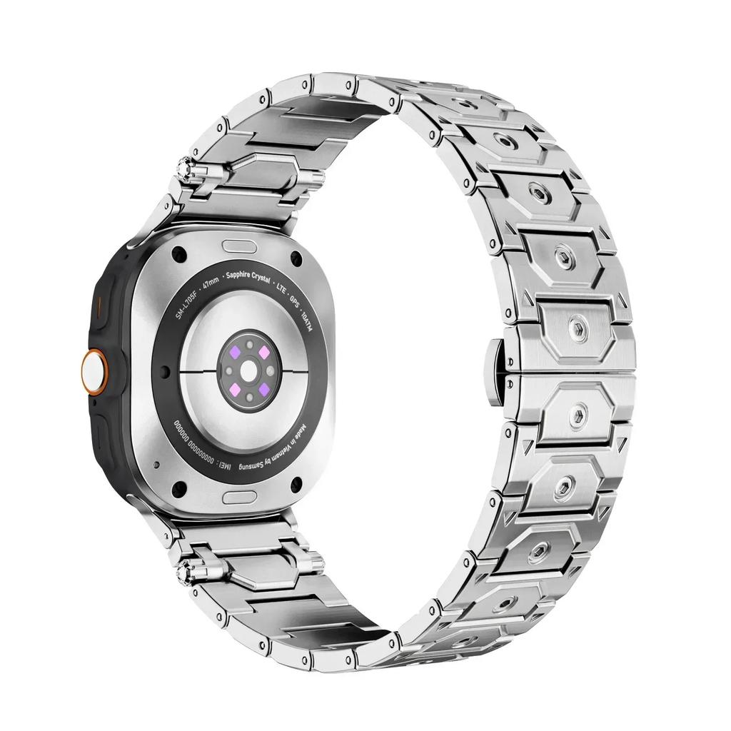 Metal Strap for Samsung Galaxy Watch Ultra 47mm Original Stainless Steel Band for Samsung Watch 8-7 Ultra 47mm Bracelet Correa