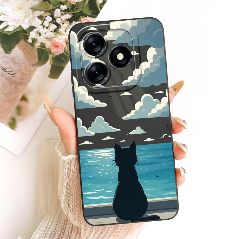 Case For Realme C51 RMX3830 Casing For Realme C53 RMX3760 Cover Silicone Luxury Fashion Cartoon Funny 2D Painted