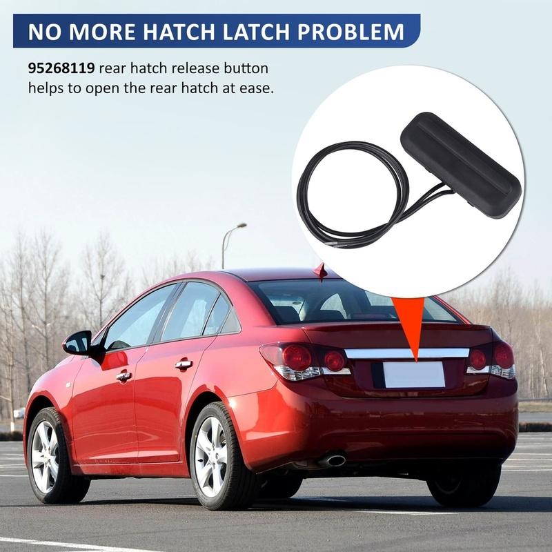 Trunk Lid Release Button Switch for Chevy For Cruze 2011 2012 2013 2014 2015 No Rear Camera Direct Fit 95057238 95268119