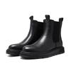 British Style Black Short Martin Boots 2025 Autumn and Winter Single Boots Thick-soled Versatile Sleeve Men's Cigarette Boots 4505-R