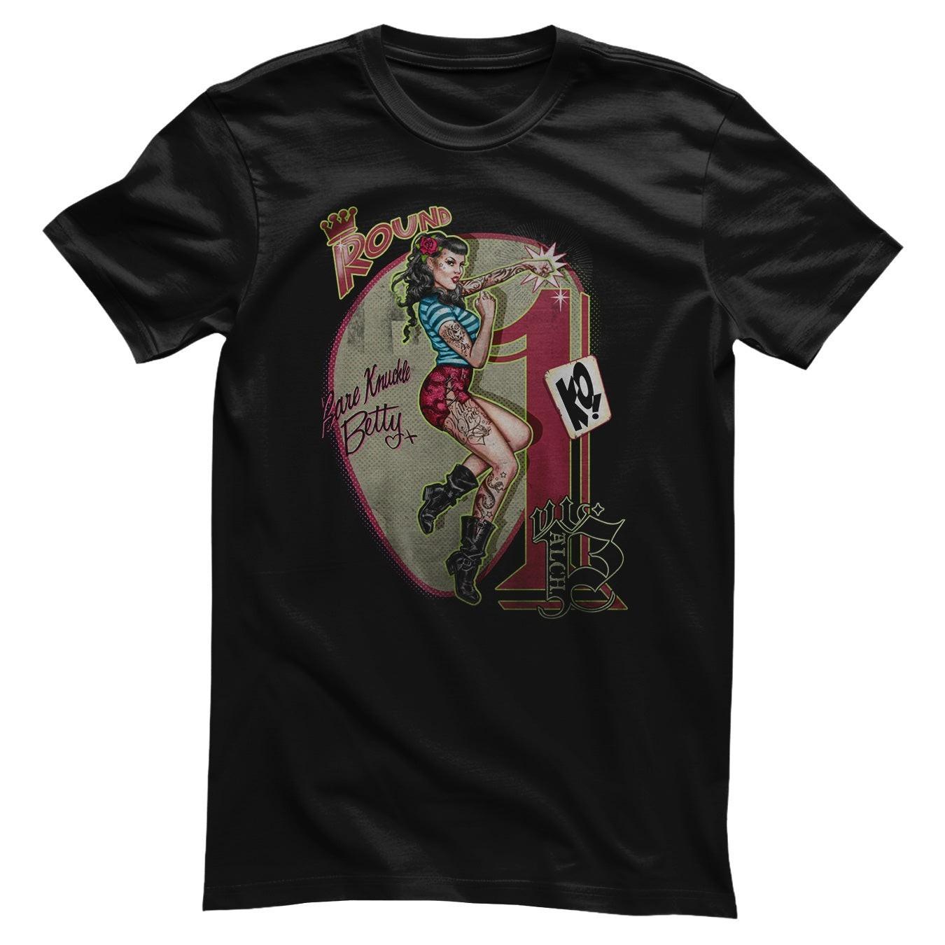 Officially Licensed Alchemy Bare Knuckle Betty Mens T-Shirt XXL