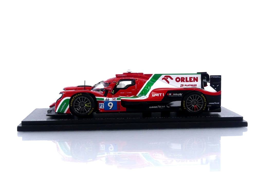 Spark Oreca 07 Gibson Prema ORLEN Team 2022 Le Mans 24H 2nd in class Colombo 1/43 #9 R. Kubica/L. Deletraz/L.