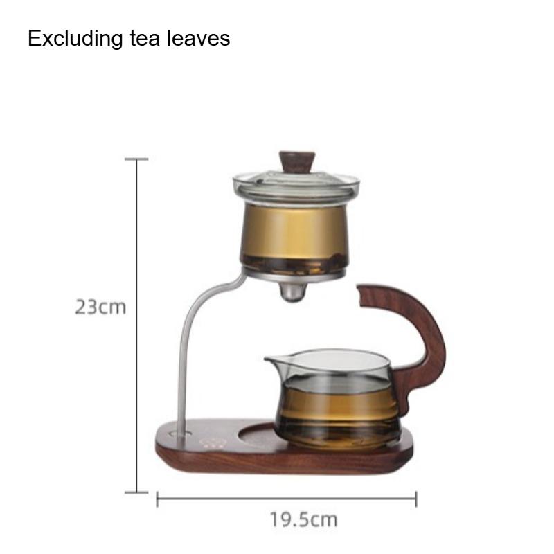 Faule Glas Teekanne Automatischer Schwebender Becher Teeset Filter Magnetisches Saugset Heim- und Bürobedarf
