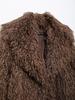 2024 Vintage Faux Fur Fluffy Lapel Coat for Women - Warm Autumn/Winter Top