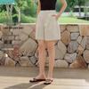 INMAN High-Waisted Cotton Casual Shorts