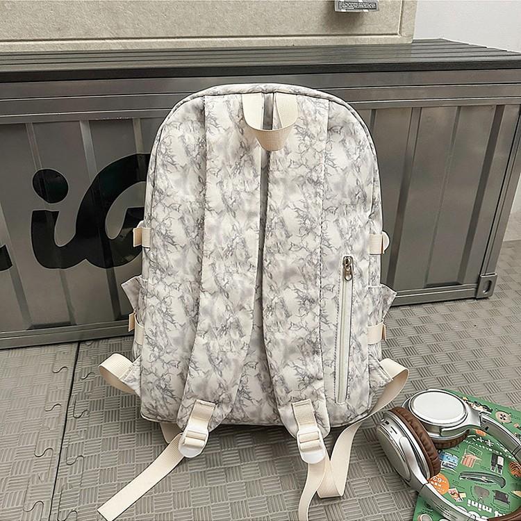 School bag 2025 new backpack light leisure simple outdoor travel backpack junior high school large capacity versatile school bag